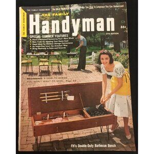 The Family Handyman Magazine 37th Edition VINTAGE Aug. 1957 Vol. 7 No. 4